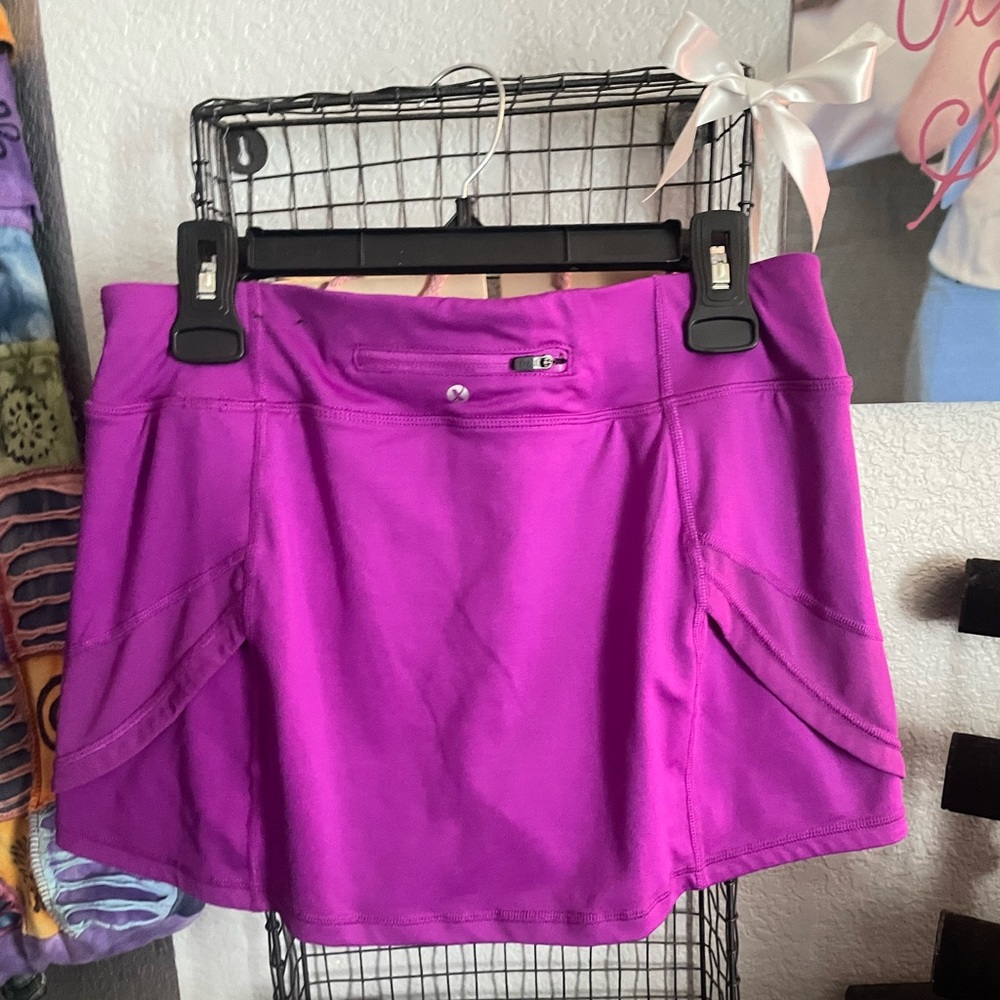 Purple Athletic Tennis Skirt